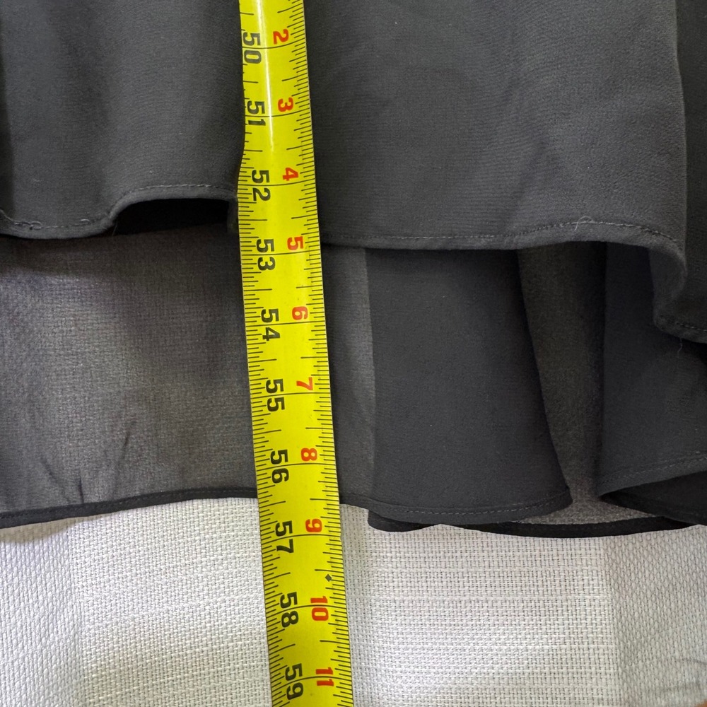 NEW Adrianna Papell Cropped Jumpsuit Skirted Overlay US 16 Black V-Neck Formal - Picture 10 of 16